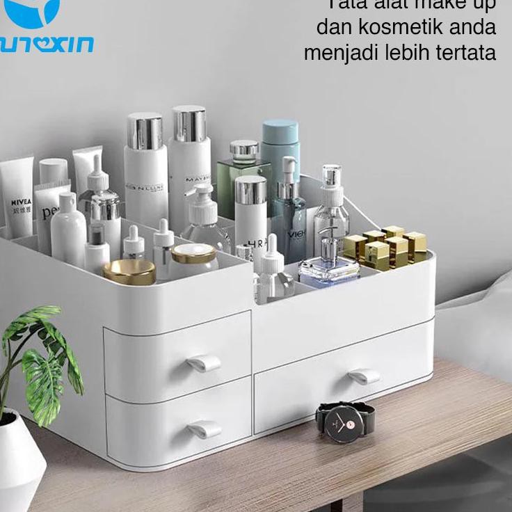 ♔ Sunxin - Rak Kosmetik Multifungsi / Rak Kosmetik Susun / Rak Kosmetik 3 Laci ✶