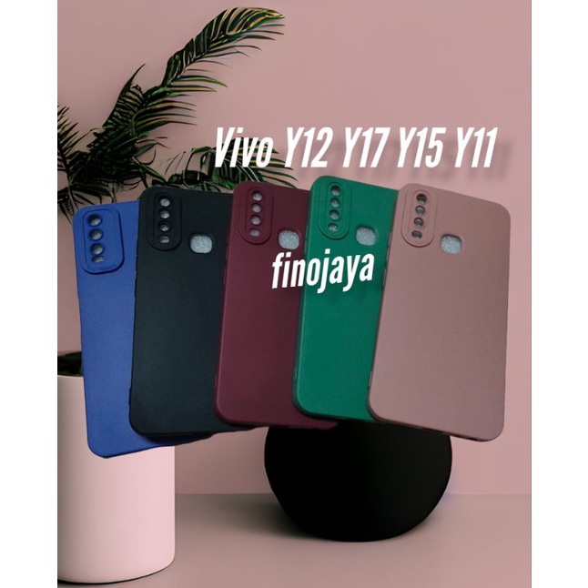 Case Macaron Vivo Y11 Y12 Y15 Y17 Y11 Softcase Casing Selicon Silikon Pelindung Pro Camera