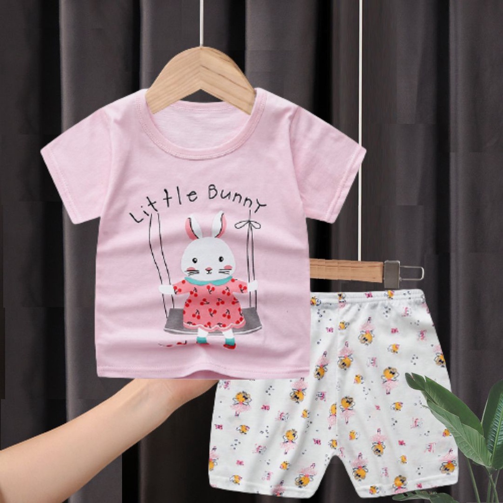 PUNCAK 3.3 stoberi - SETELAN BAJU BAYI IMPORT UMUR 0-24 BULAN/SETELAN BAJU LENGAN PENDEK BAYI TOT3