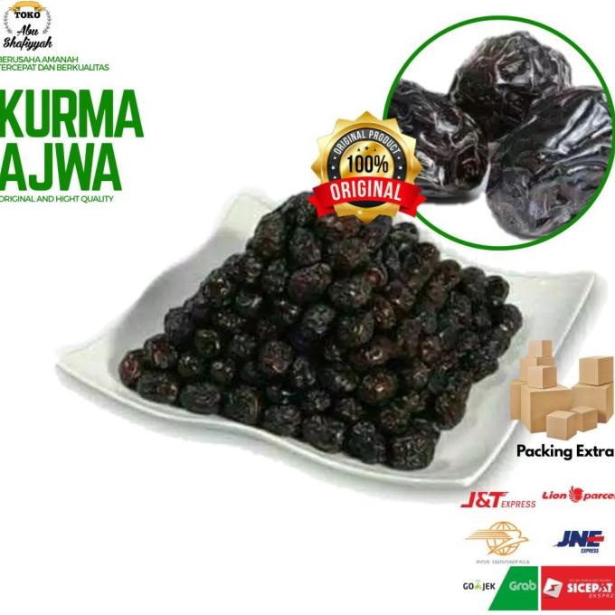 

Bagus Kurma Ajwa Kurma Nabi Madinah 250 Gr 500 Gr 1 Kg Oleh-Oleh Haji Lull4Ss2D_