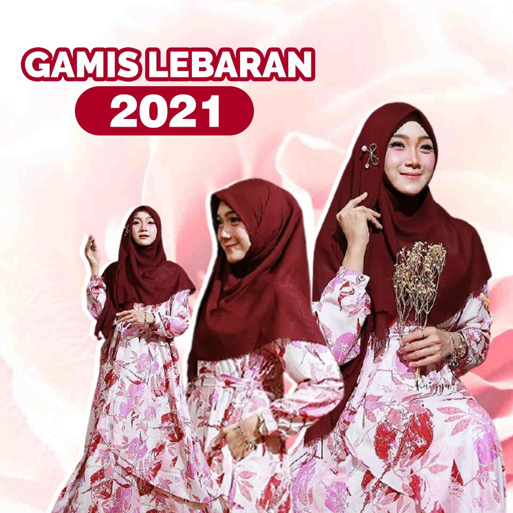 Baju Gamis Lebaran 2021 - Gamis Lebaran Simple Model Baju Lebaran Wanita