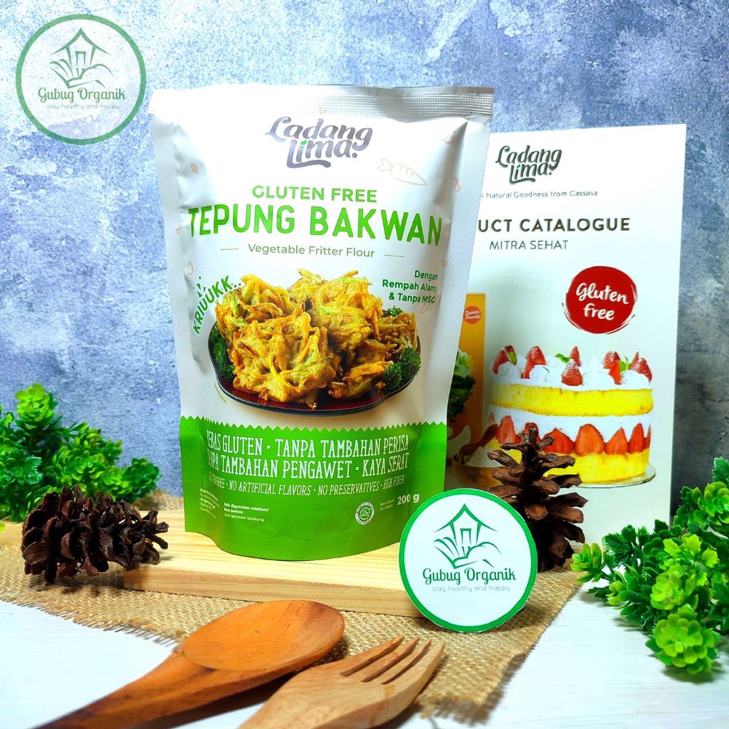 

LADANG LIMA Tepung Bakwan 200gr Gluten Free Bebas Terigu - Tepung Ote Ote Krispi