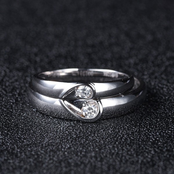 Cincin Kawin Wanita Cincin Hitam Kawin Perak 925 Sepasang Tunangan Pria Emas Couple Ring Pasangan La