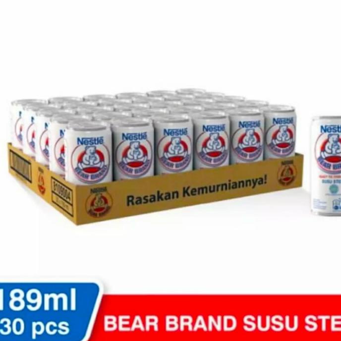 

[COD] Bear Brand Susu Beruang @189ml 30pcs [COD]