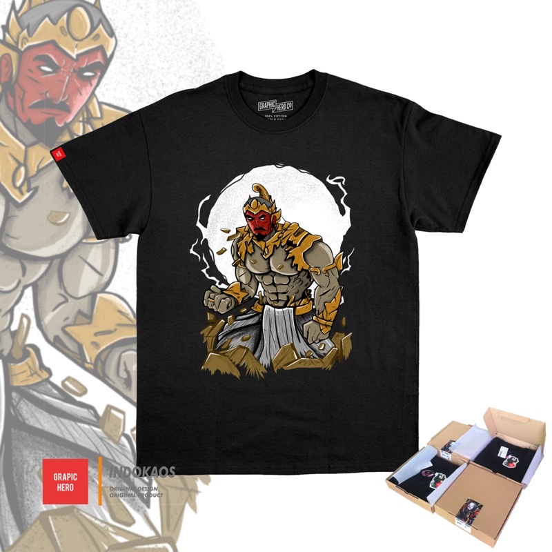 RAHWANA WAYANG TEE JAWA CULTURE KAOS GRAPHIC HERO RAHVAYANA