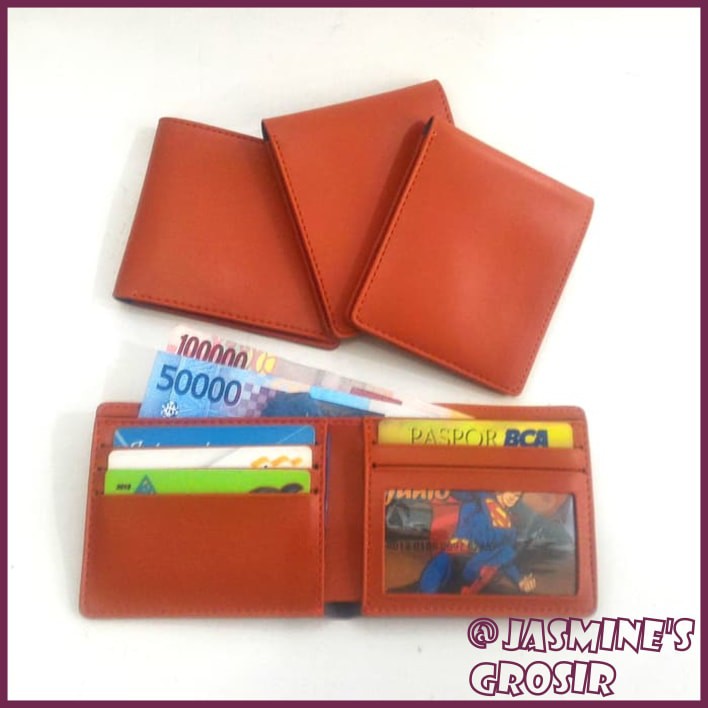 Dompet Pria Orange Mango Laki Laki Men Wallet Men Wallets Unisex Kartu