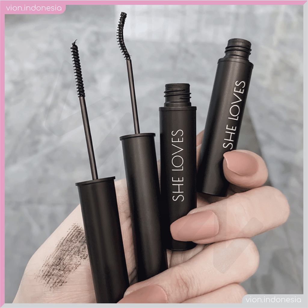 SHE LOVES Mascara I U Black Tube Long Lash Stay Waterproof Bulu Mata Maskara Original Sheloves TB-019 SL011