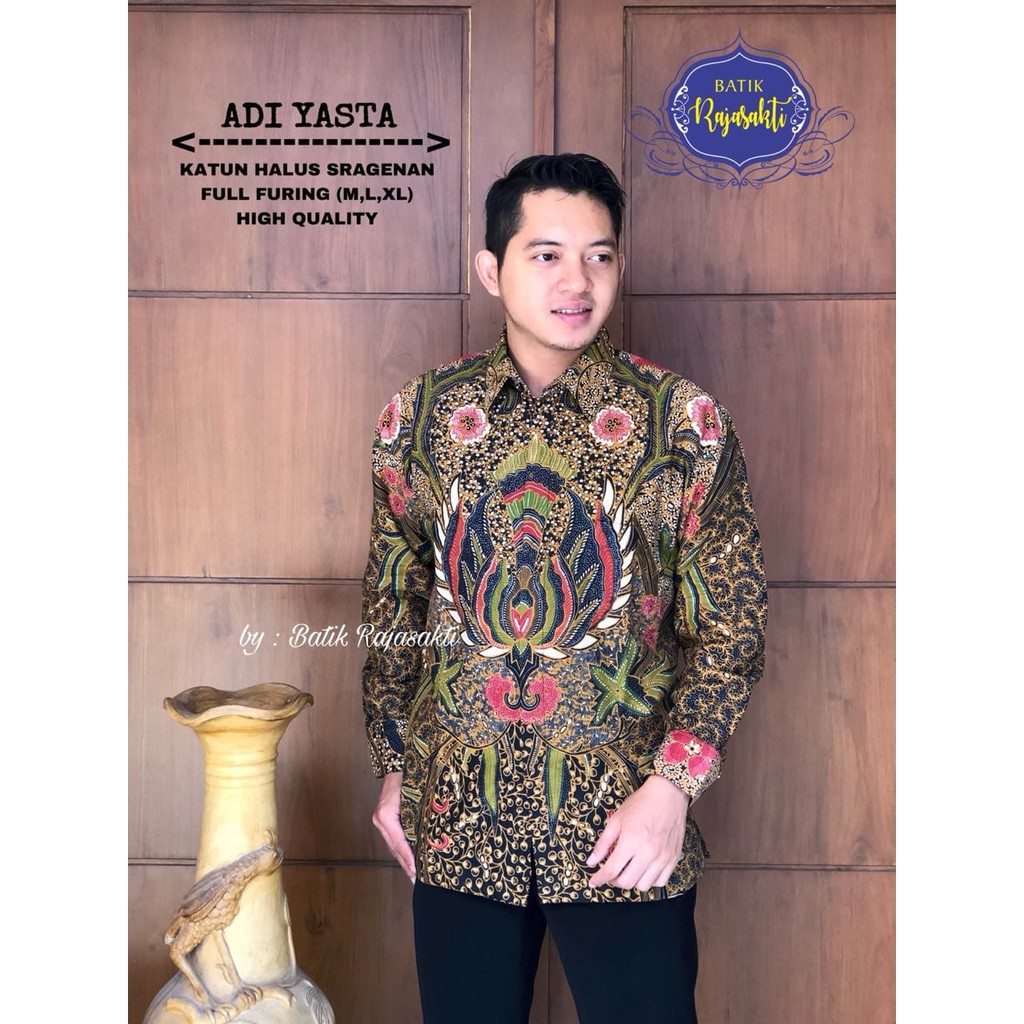 ADI YASTA RAJASAKTI KEMEJA BATIK SOLO PRIA LENGAN PANJANG LAPIS FURING ATASAN BATIK PREMIUM MODERN KATUN HALUS BAHUWIRYA  BANAMITRA BANAMITRA PUTIH BANGSAWAN BAYU PUTRA BERLIAN BIRU BHARATAYUDA BIMASENA BIRENDRA BIRU INDAH BRAHMAKERTA BRAHMAKERTA MERAH