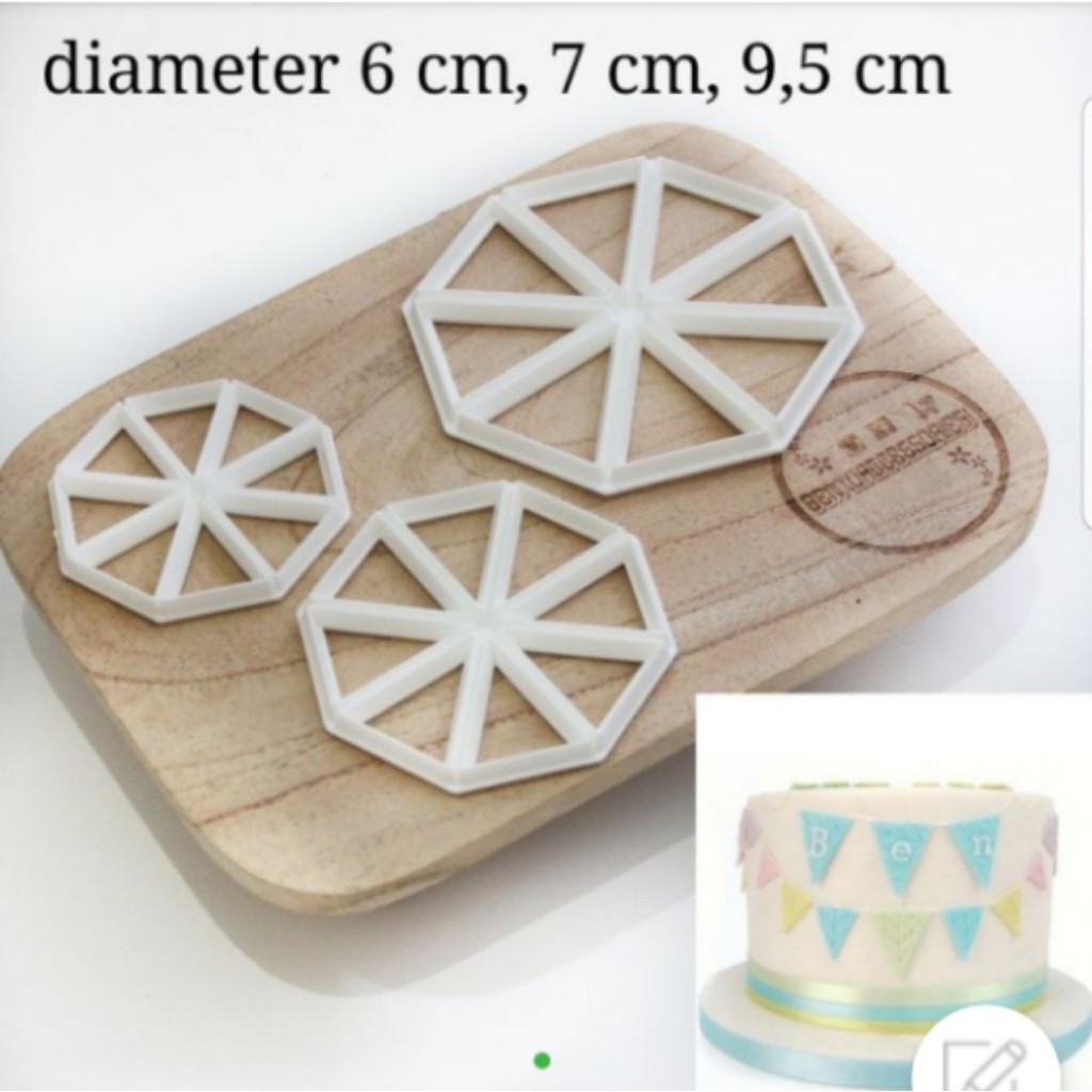 

Fondant cutter segitiga