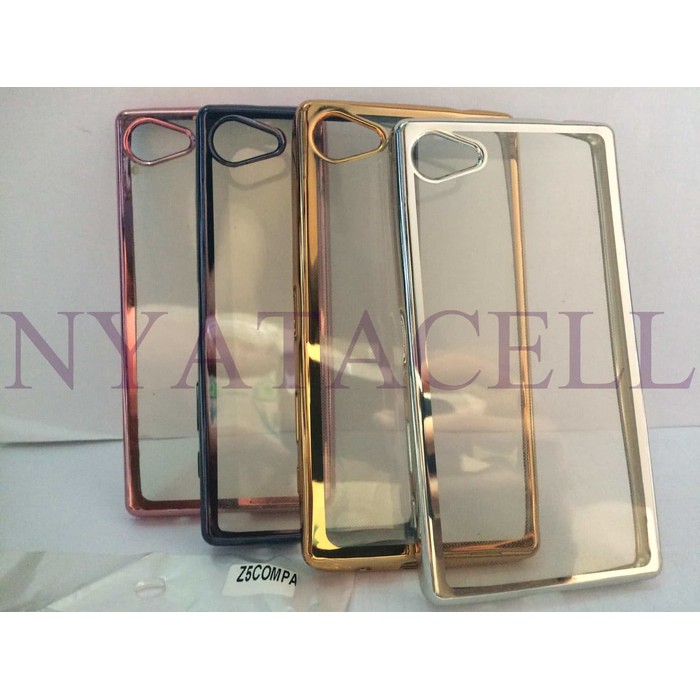 Promo Case List Chrome Sony Xperia Z5 Mini Compact  TPU Softcase Ultrathin