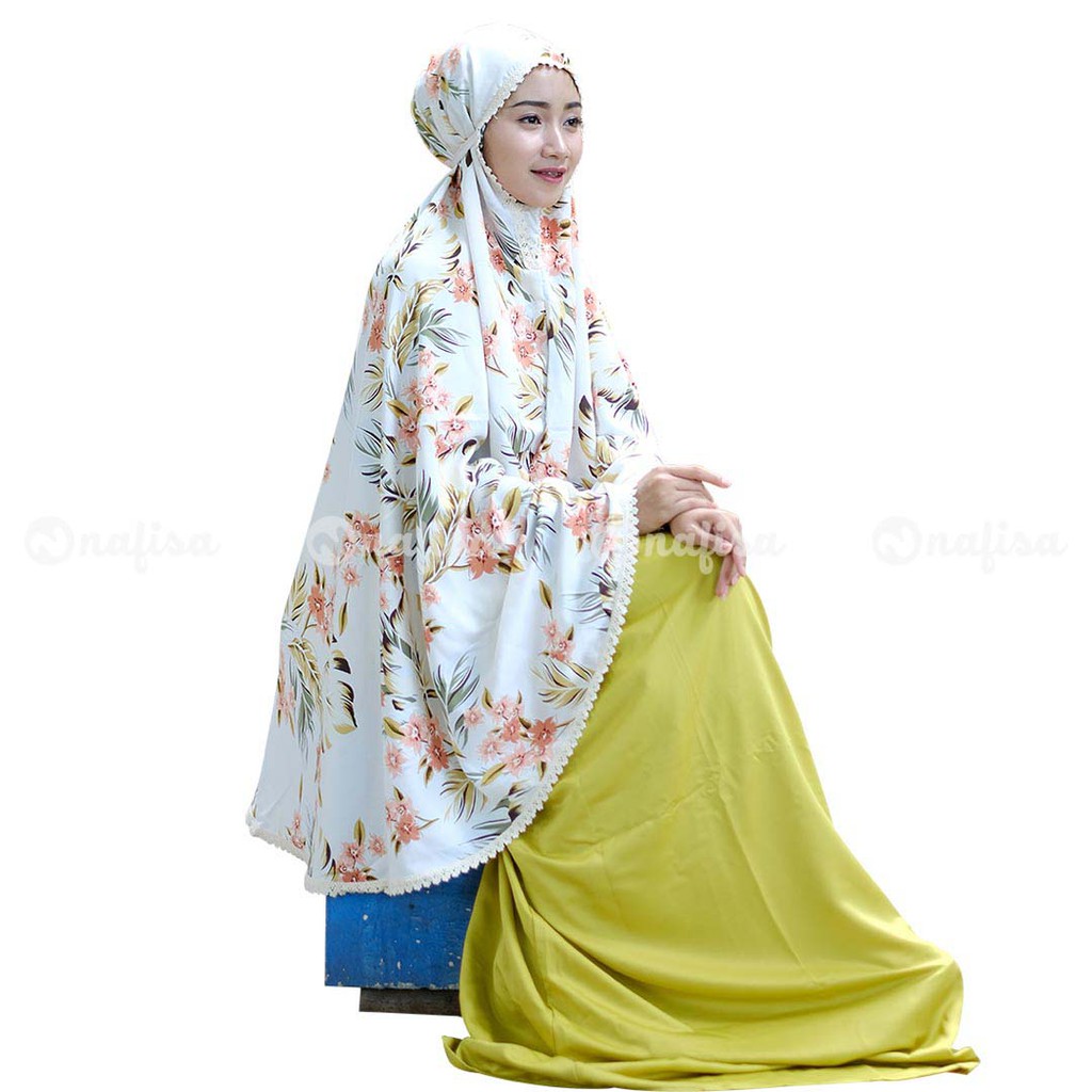 Mukena Motif Nafisa Madina | Mukena Maxmara One Set Mukena Kualitas Premium Mukena Original Nafisa