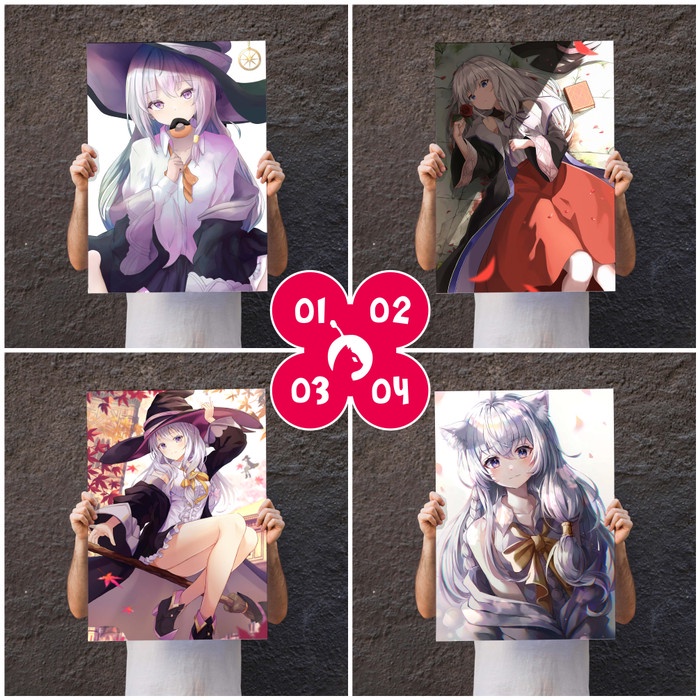 Poster Elaina - Poster Anime Elaina Custom