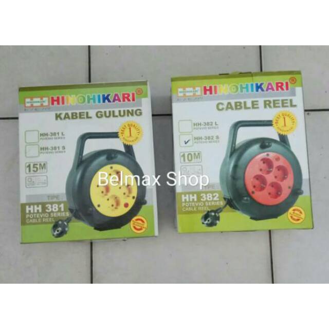 Kabel Roll Hinohikari 15 Meter + Saklar / Kabel Rol 10 Meter + Saklar Hinohikari