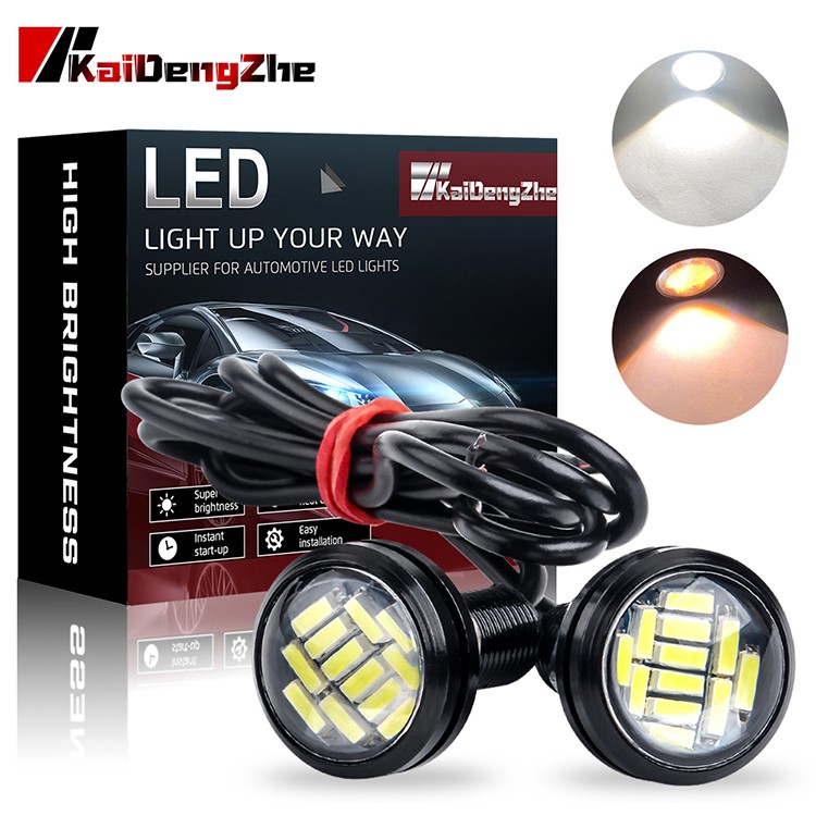 1pcs Lampu Led Eagle Eye 12smd 23mm 12v Untuk Drl / Sein Mobil / Motor