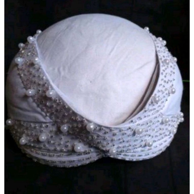 BLANGKON PAYET PENGANTIN PUTIH