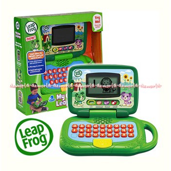 Leap Frog My Own Leaptop laptop mainan untuk mengajarkan balita tentang alfabet dan suara hewan