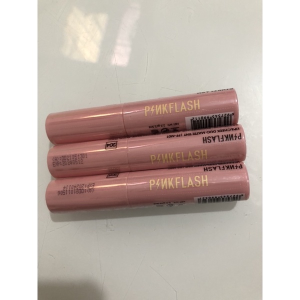 Pinkflash Lip&Cheek Matte Tint no.202, 204, 205
