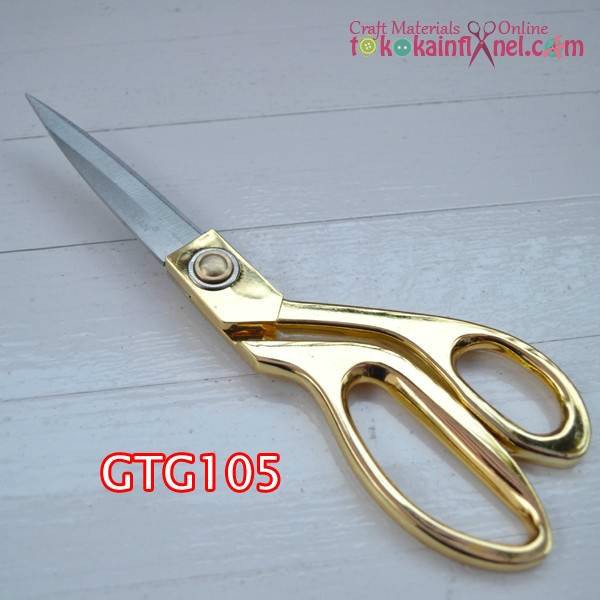 

Gtg105 Gunting Kain Besar Bahan Besi Warna Gold Uk 9,5 Inch