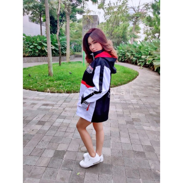 【AiVii】 JAKET PARKA TEXAS PENGUIN LOGISTIC ARKNIGHTS GAMING UNISEX PRIA WANITA