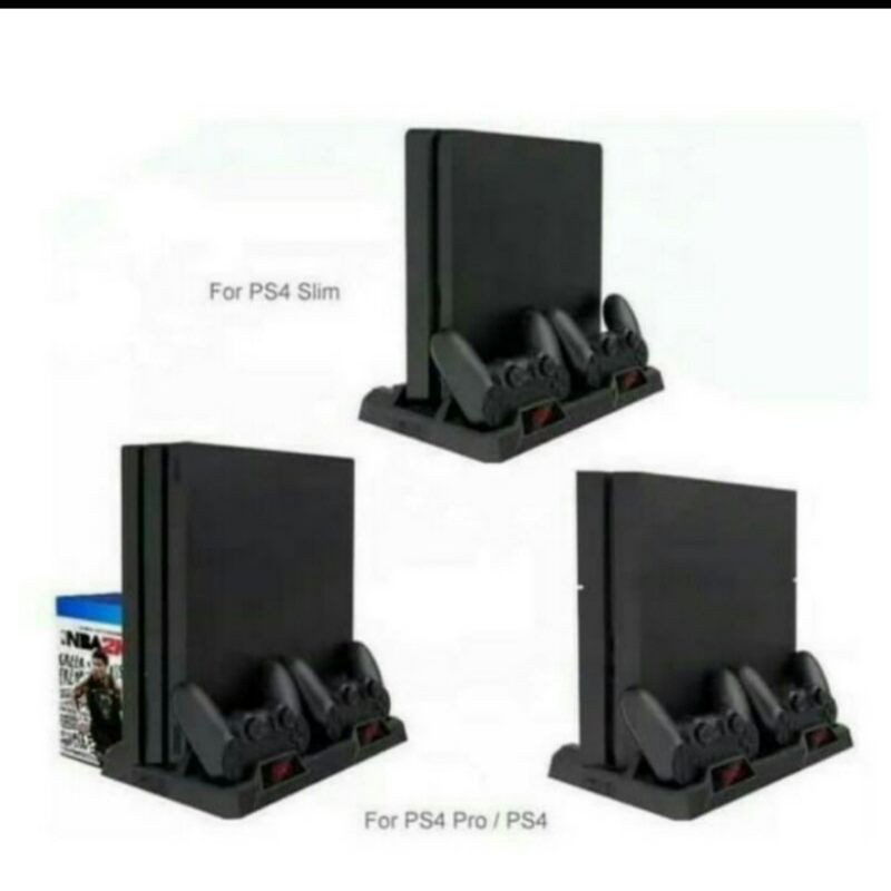 PS4 / PS4 slim / PS4 PRO MULTIFUNCTIONAL COOLING STAND DOBE