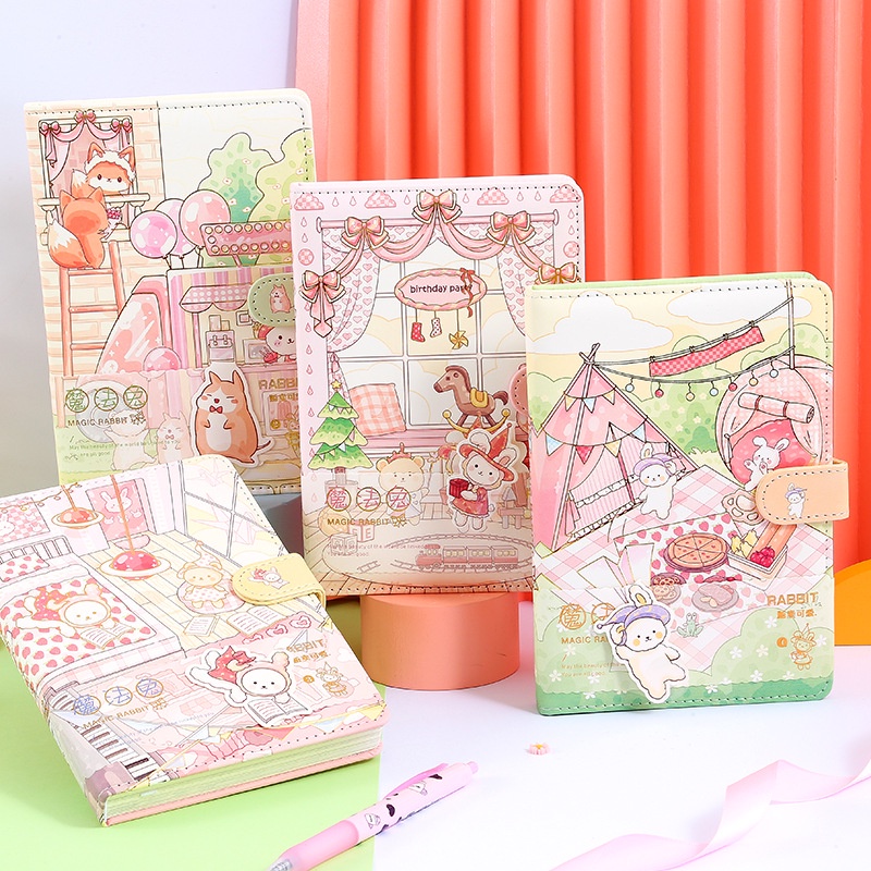 Buku Notebook Lucu Diary Agenda Import Magic Rabbit JGPB 6240