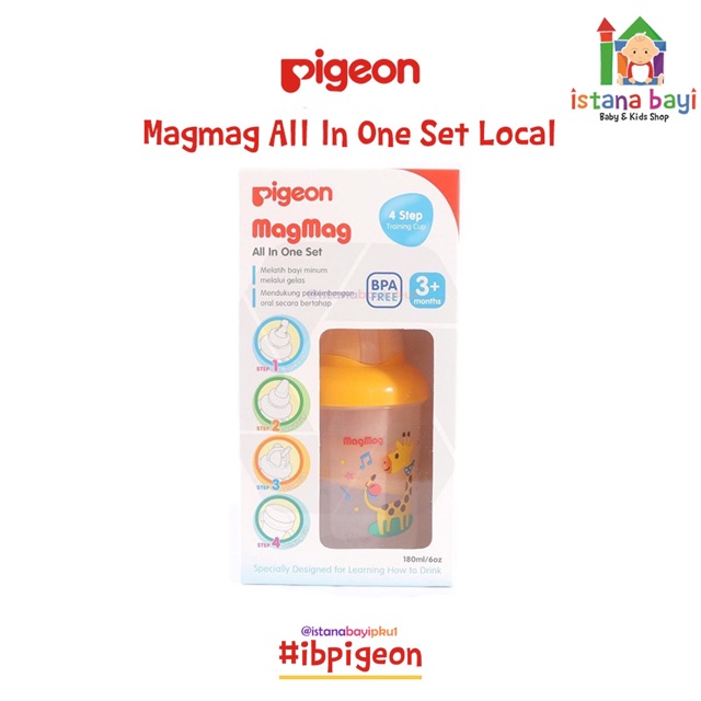 Pigeon Mag Mag All in 1 Training Cup - Botol minum Anak