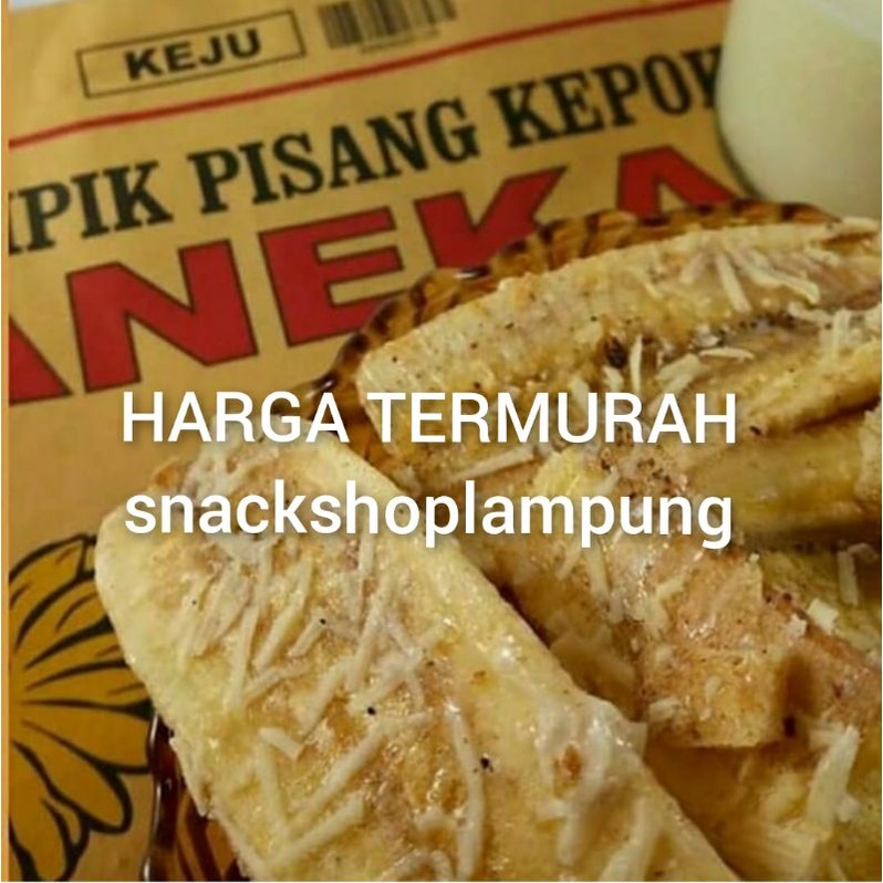 TERMURAH Keripik Pisang Kepok Aneka Coklat Asli Lampung