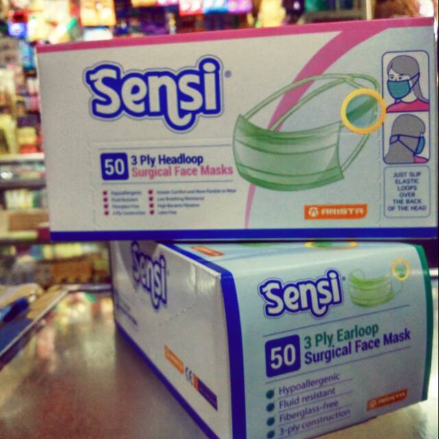 Harga Asli  Masker  Sensi  Per Box Steve