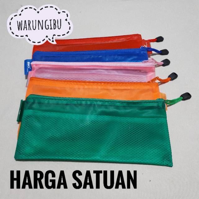 

Pencil Case Tempat Pensil Jaring Tile Pouch Dompet Kosmetik Ukuran A6