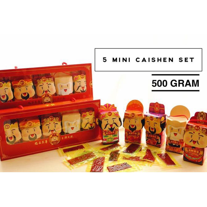 

Terbaru Hock Wong Mini Caishenye Bak Kwa Set/Chinese New Year Hampers /Dendeng *