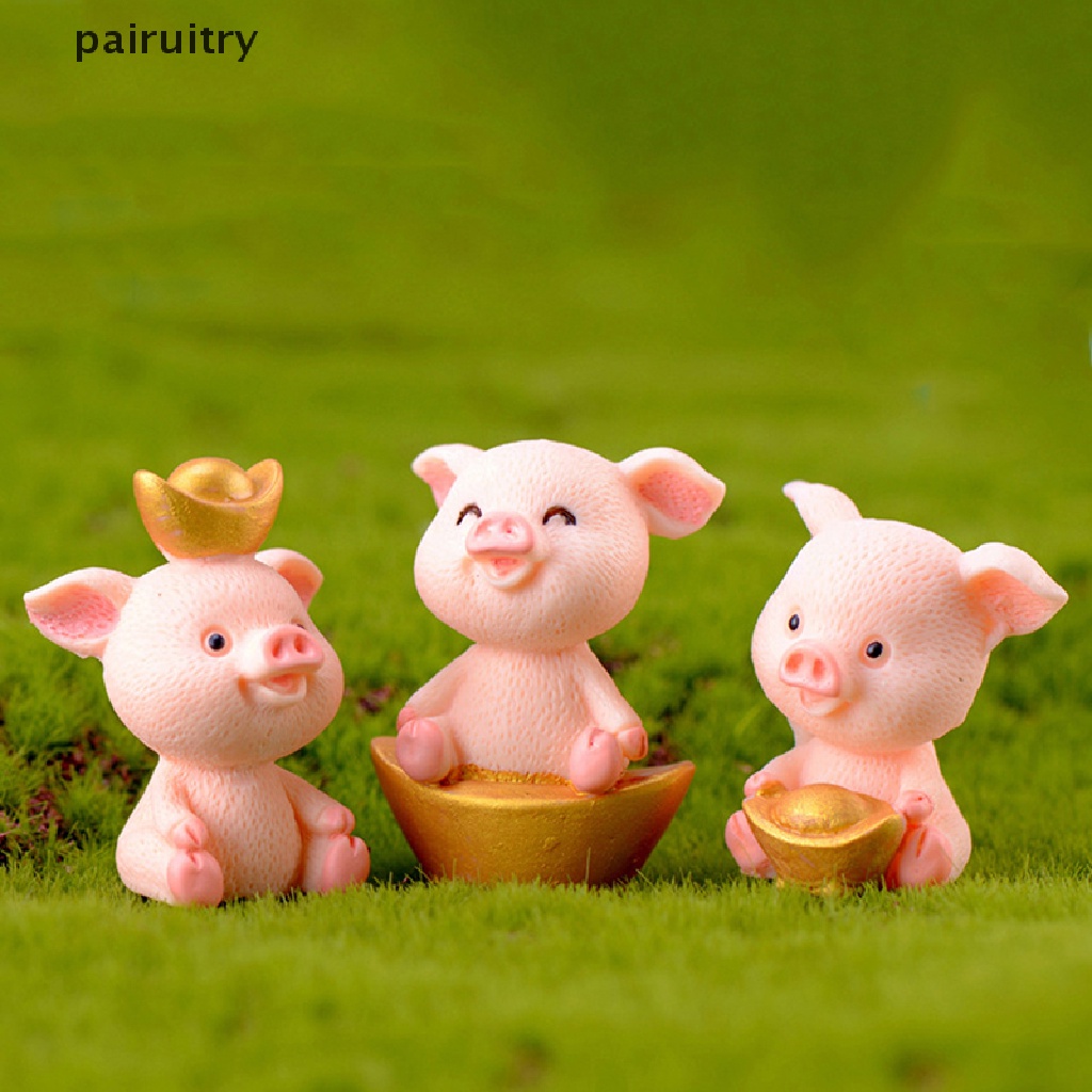 Prt Miniatur Babi Fortune Untuk Dekorasi Taman Minifairy Gardenrumah Boneka PRT