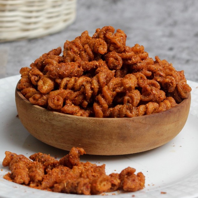 Sweetstems_ Makaroni Spiral Daun Jeruk Cuck Kemasan Reguler 80 Gram Makaroni Ulir