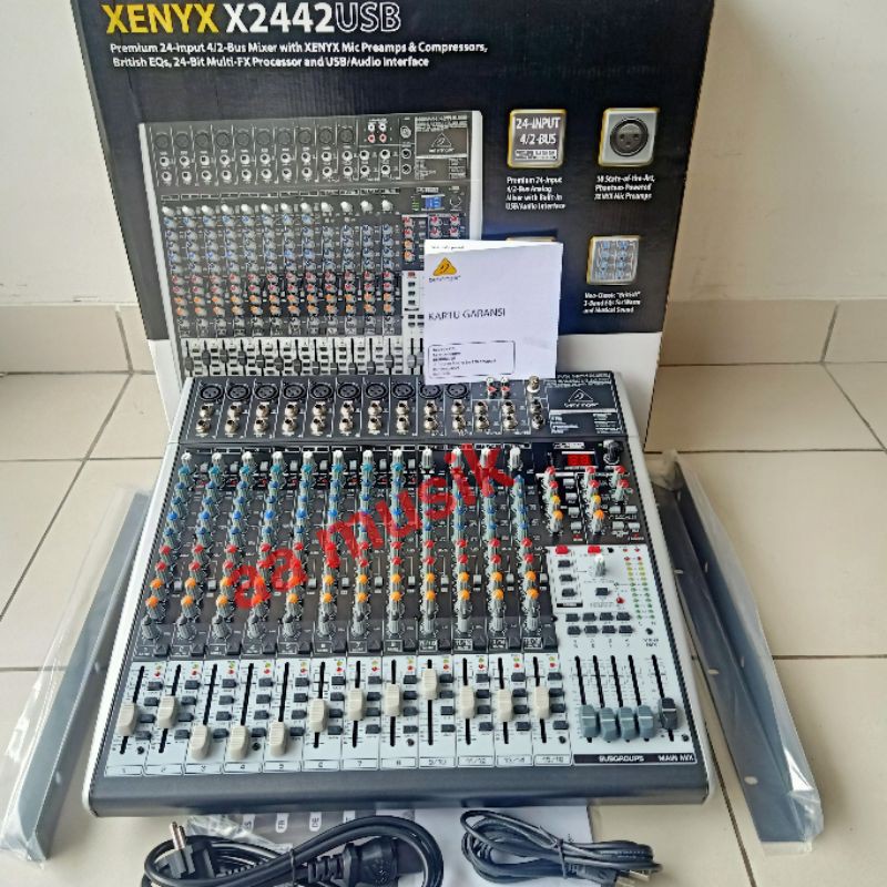 MIXER AUDIO BEHRINGER X2442USB AUDIO INTERFACE ORIGINAL GARANSI 1 TAHUN