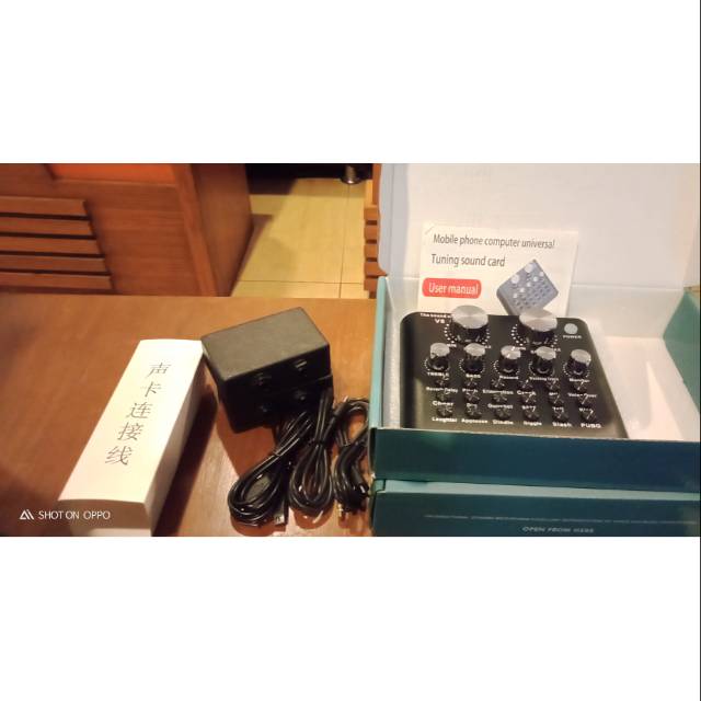 Soundcard V8 Pro fullset Tanpa Converter Free konsultasi