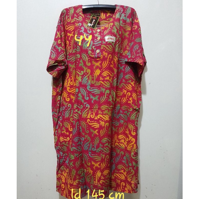YULI - DASTER L5 REMEK LD 140 - 150 CM PB 110 CM BATIK KENCANA UNGU LABEL HITAM KUH-No 44