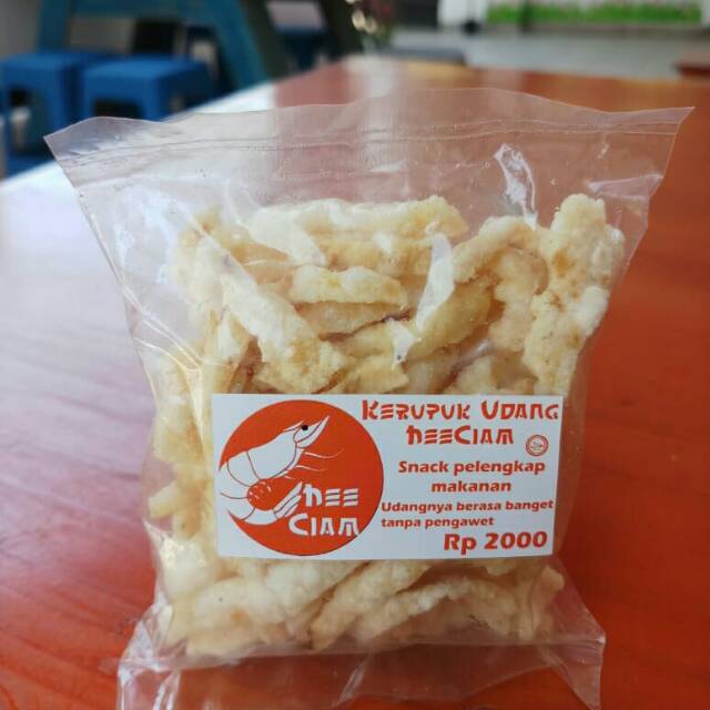 

Kerupuk Udang He Ciam Goreng 16gram