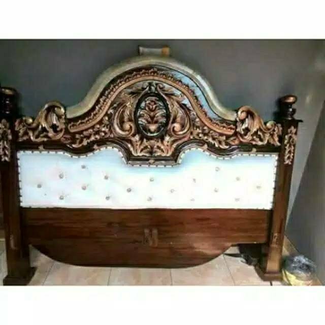 tempat tidur, tempat tidur jati, dipan minimalis, dipan murah, dipan ukir kombinasi busa