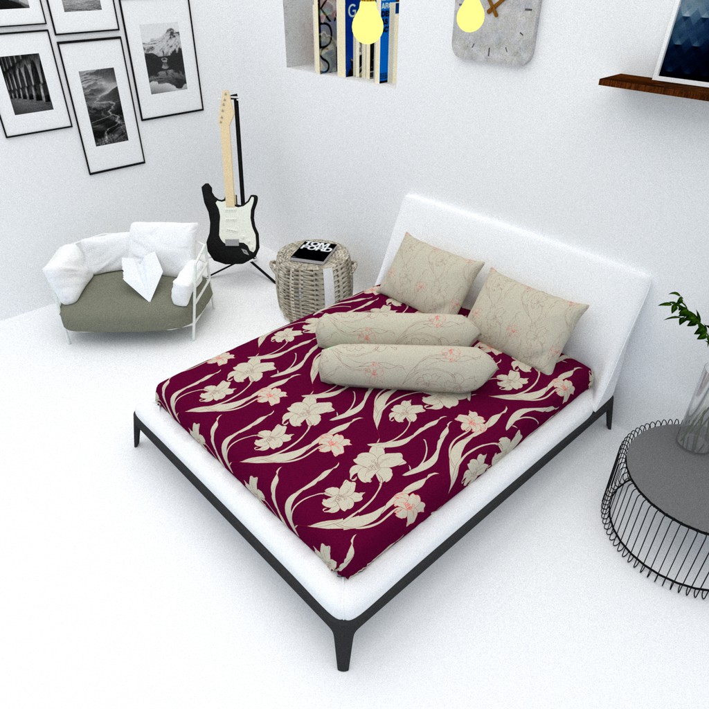 Sprei Lovella Queen B2 - 160 X 200 - Fillo - Sprei Lembut Dan Tidak Mudah Luntur