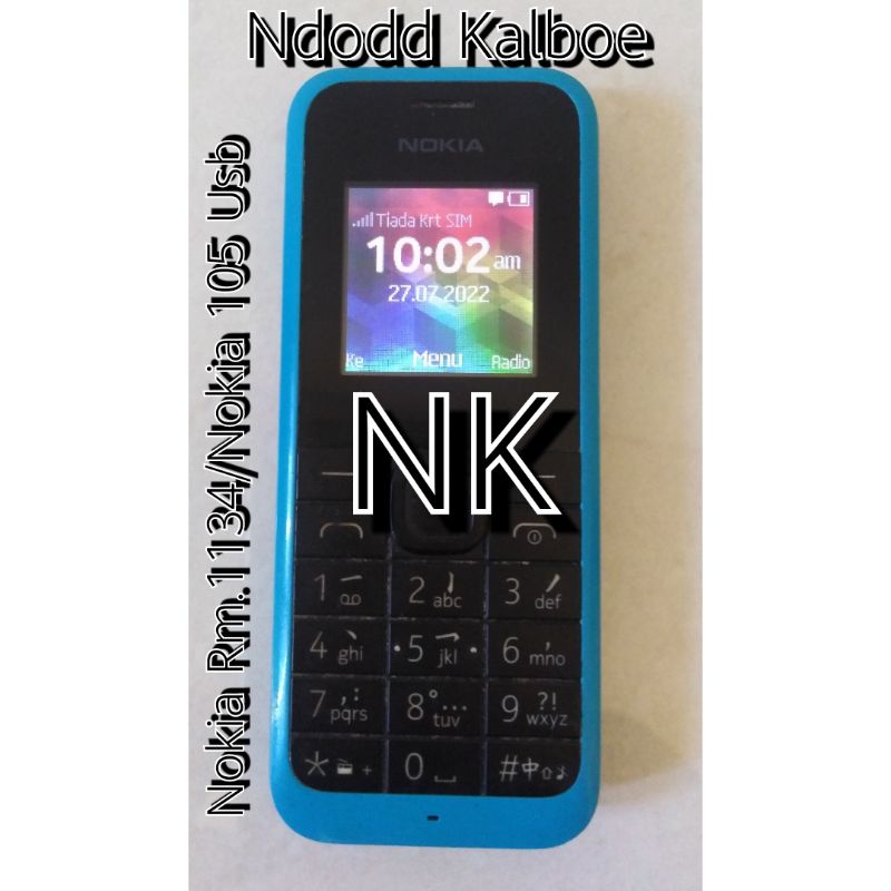 ✔️Nokia Rm 1134/Nokia 105 Cas Usb Second Normal y7