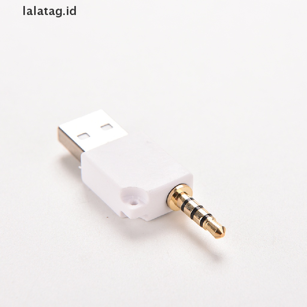 (Flyag) Adapter Konverter Jack Audio AUX 3.5mm Male Ke USB 2.0 Female (ID)