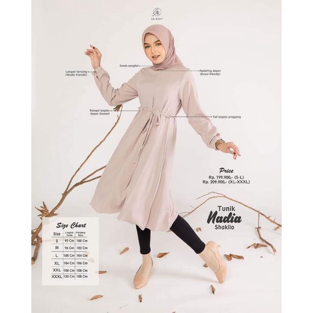 Arrafi√ORI√COD√atasan tunik cewek Nadia tunik