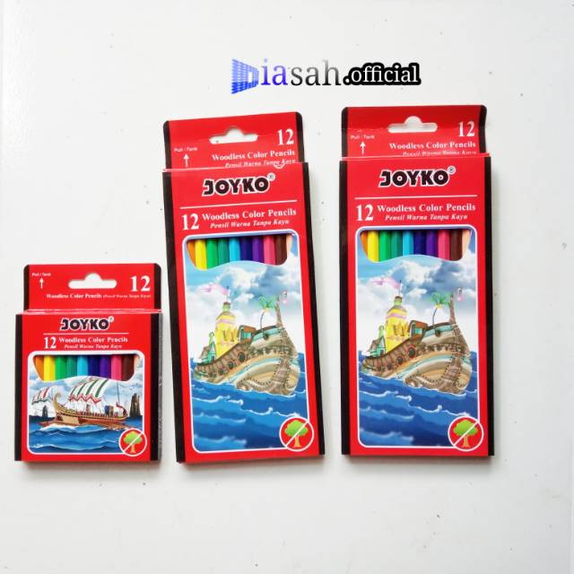 

Pensil Warna Joyko isi 12w panjang pendek