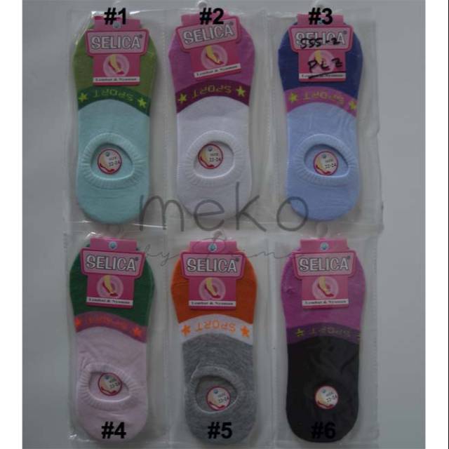 Kaos Kaki Tumit/ Invisible Socks Star Selica Sport (1pcs)