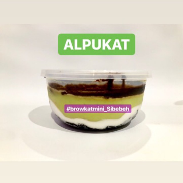 

browkat si bebeh brownies bronis alpukat mini 400ml