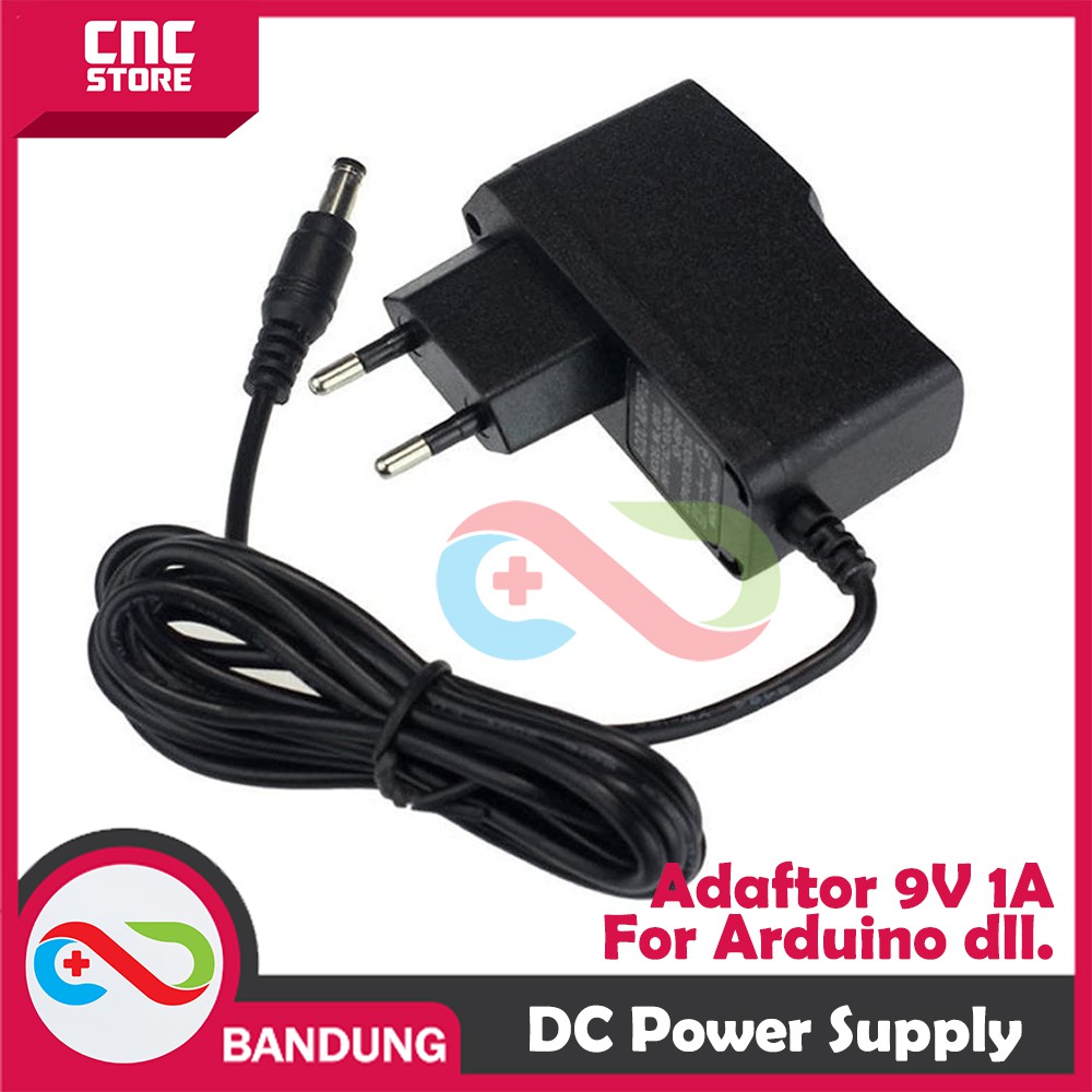 ADAPTOR 9V 1A DC POWER SUPPLY FOR ARDUINO UNO NANO MEGA