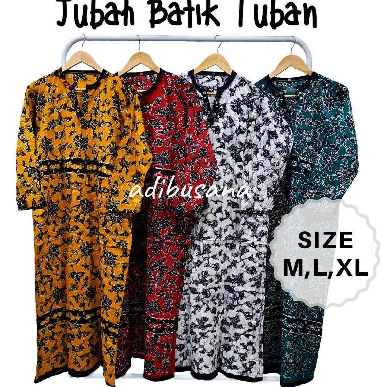 {SNN.02Jl22ᴰ} Daster Panjang Batik Tuban Kancing Dada