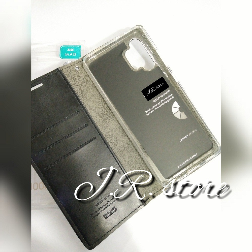 LEATHER Flip Case Premium SAMSUNG A32 4G 2021