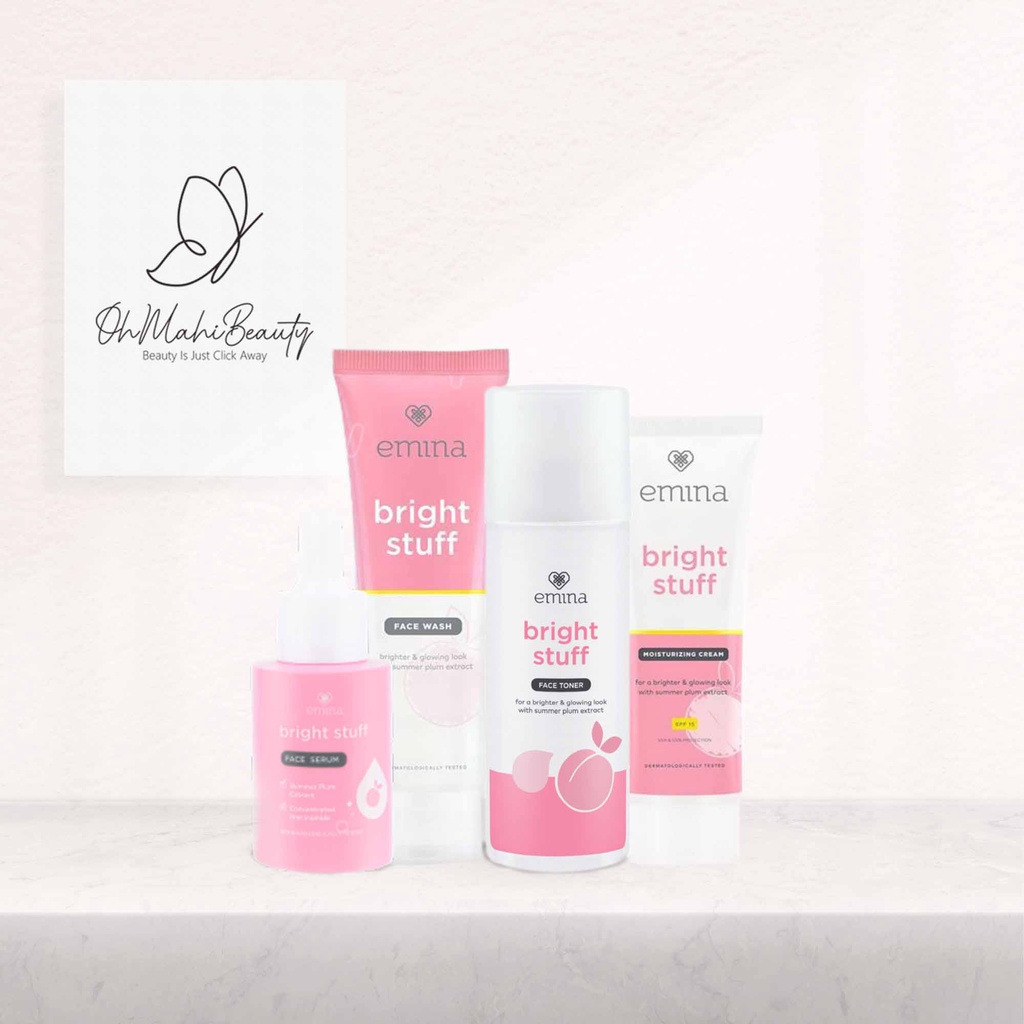 Emina Paket Bright Stuff - Paket Emina Murah 4 in 1