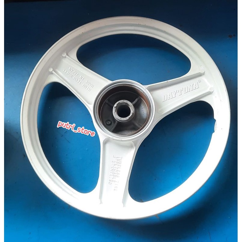 velg daytona yamaha force1 alfa sigma depan tromol