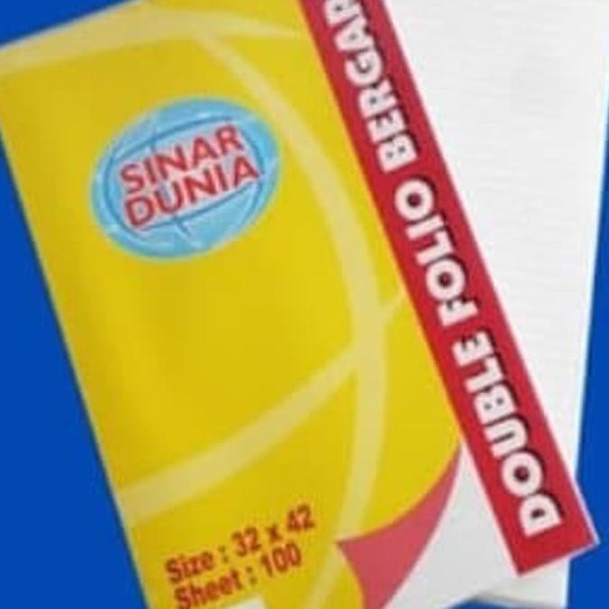 

Double Folio Bergaris 100 lembar